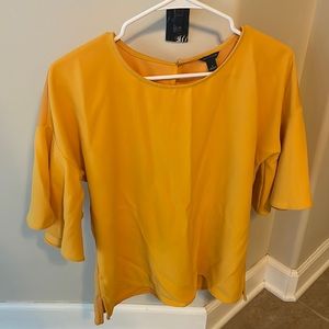 Yellow Ann Taylor Shirt